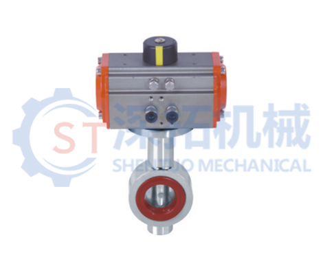 衛生級氣動對夾蝶閥D671X-16P